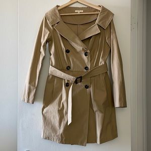 Le Lis Trench Coat Mini Dress in M